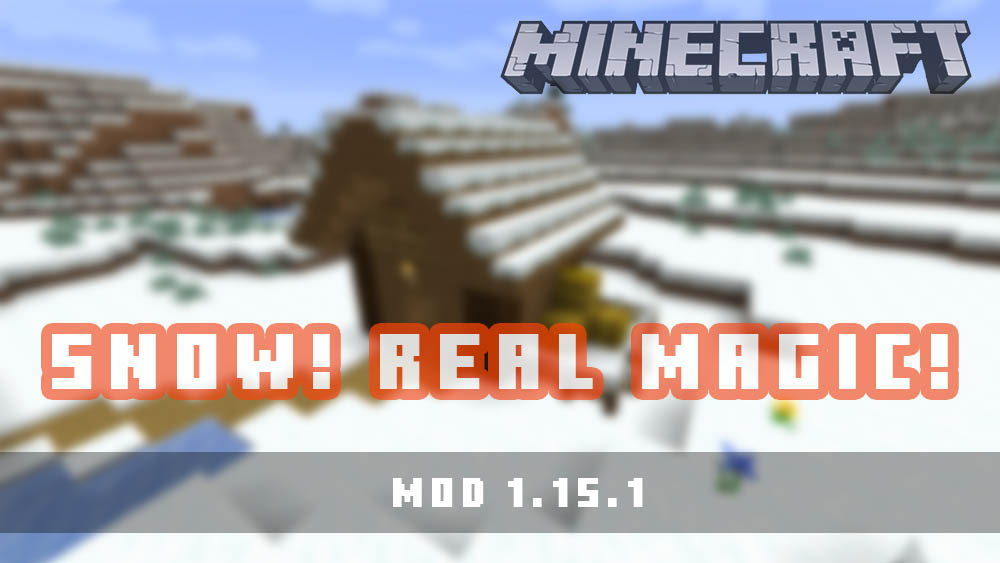 Snow Real Magic Mod para Minecraft 1.15.1